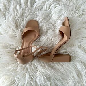 A new day Target Women Tan Shelly Heels with Memory Foam Insole Size 7.5